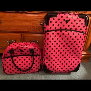 Polka Dot Suitcase Set